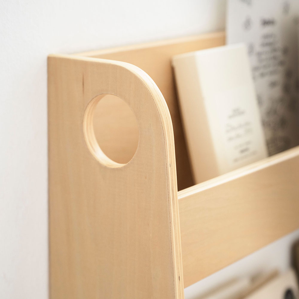 Bibliothèque Montessori «Ellipse» | Naturel (Petite Amélie) - Image 3