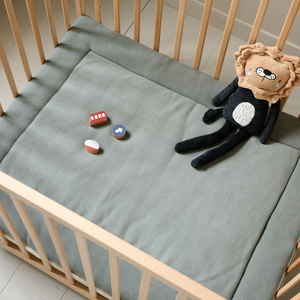 Alèse Drap Housse Parc 75x95 Tapis De Parc Vert 75 X 95 Cm Doux