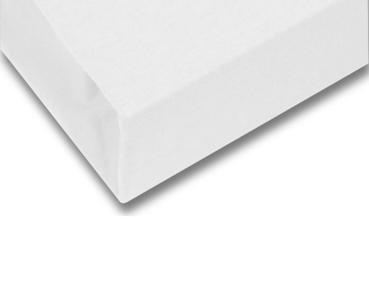Drap housse jersey lit enfant 60x120 - coton biologique blanc