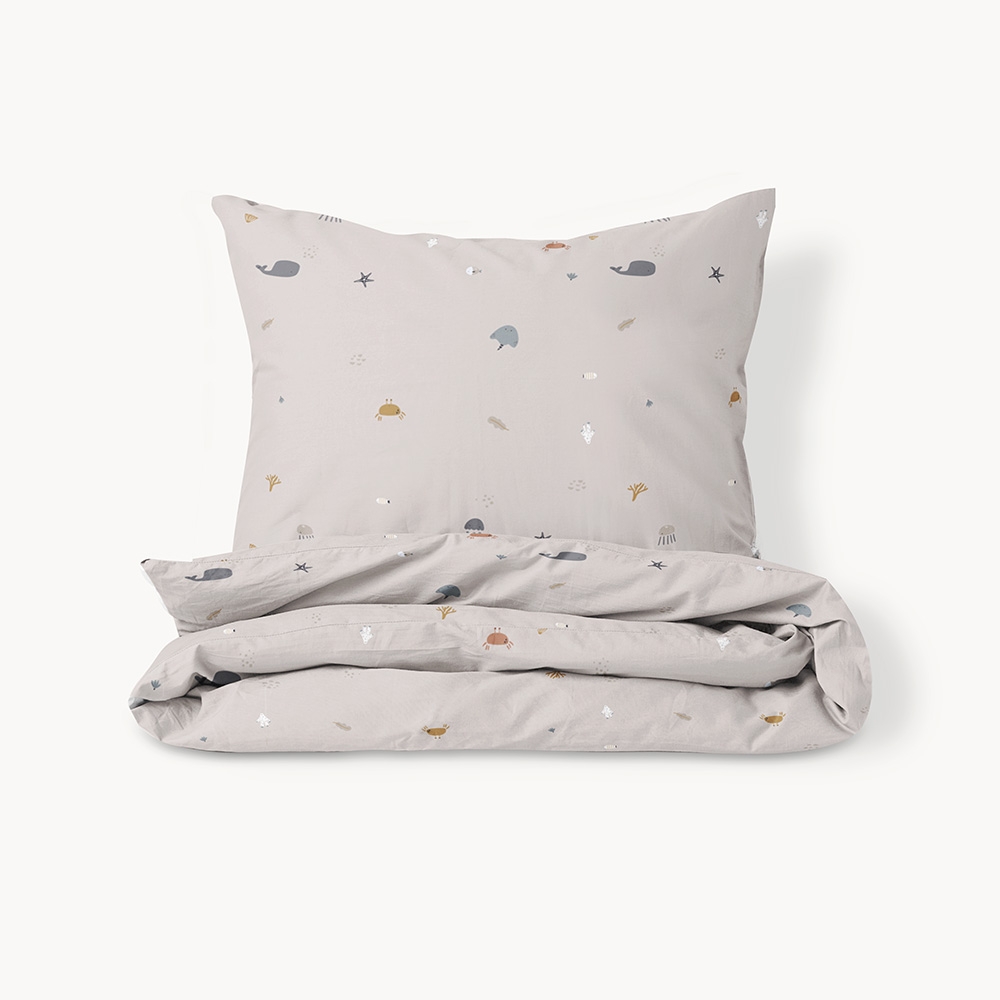 PEACHY  Parure de Couette Enfant 100% Coton