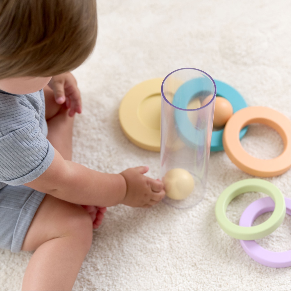 Petite Amélie | Coffret de jeux Montessori | Jeu d'éveil éducatif en bois et silicone | 16-18 mois | Kit complet pour le développement de l'enfant (Petite Amélie) - Image 8