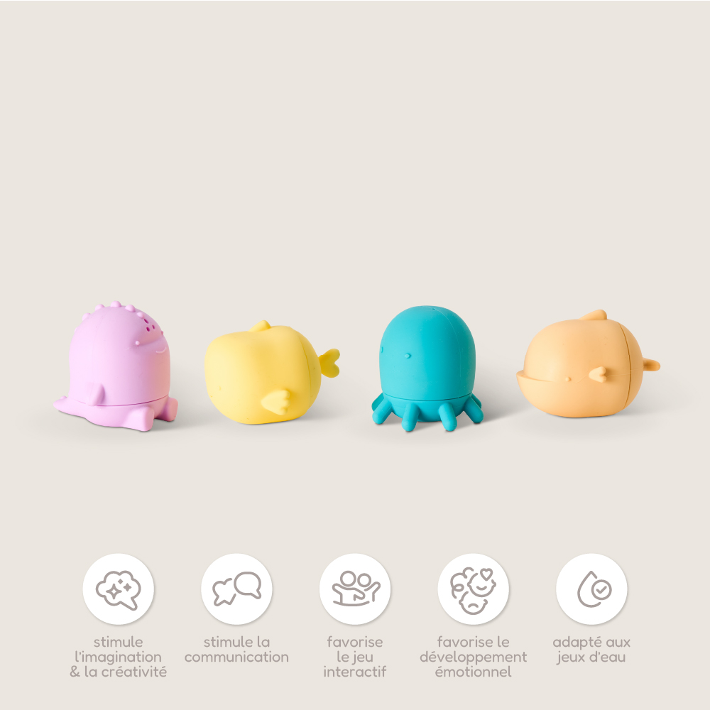 Petite Amélie | Coffret de jeux Montessori | Jeu d'éveil éducatif en bois et silicone | 16-18 mois | Kit complet pour le développement de l'enfant (Petite Amélie) - Image 3