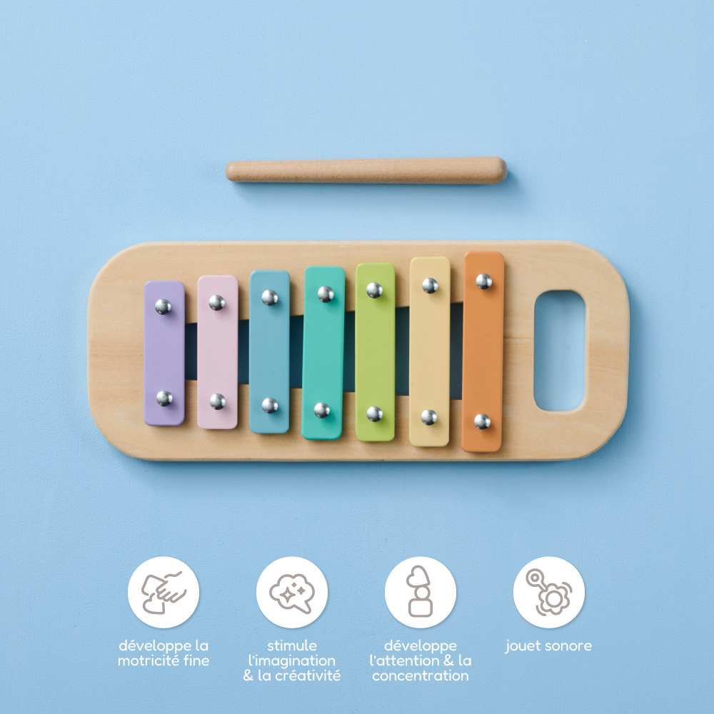 Petite Amélie | Coffret de jeux Montessori | Jeu d'éveil éducatif en bois et silicone | 16-18 mois | Kit complet pour le développement de l'enfant (Petite Amélie) - Image 5