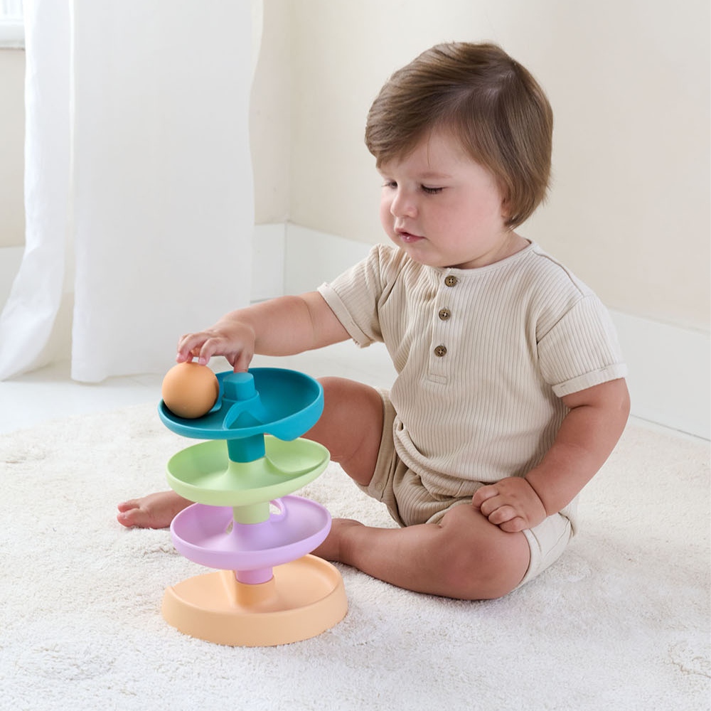 Petite Amélie Coffret de jouets Montessori | Play & Grow | Bois FSC et silicone | 10-12 mois | Kit d'éveil sensoriel pour bébé (Petite Amélie) - Image 4