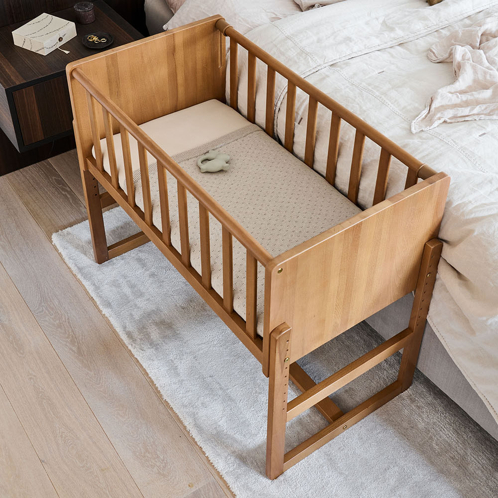 Lit Cododo Bois / Berceau 2 En 1 «Nuage» | Brun Noyer (Petite Amélie) - Image 2