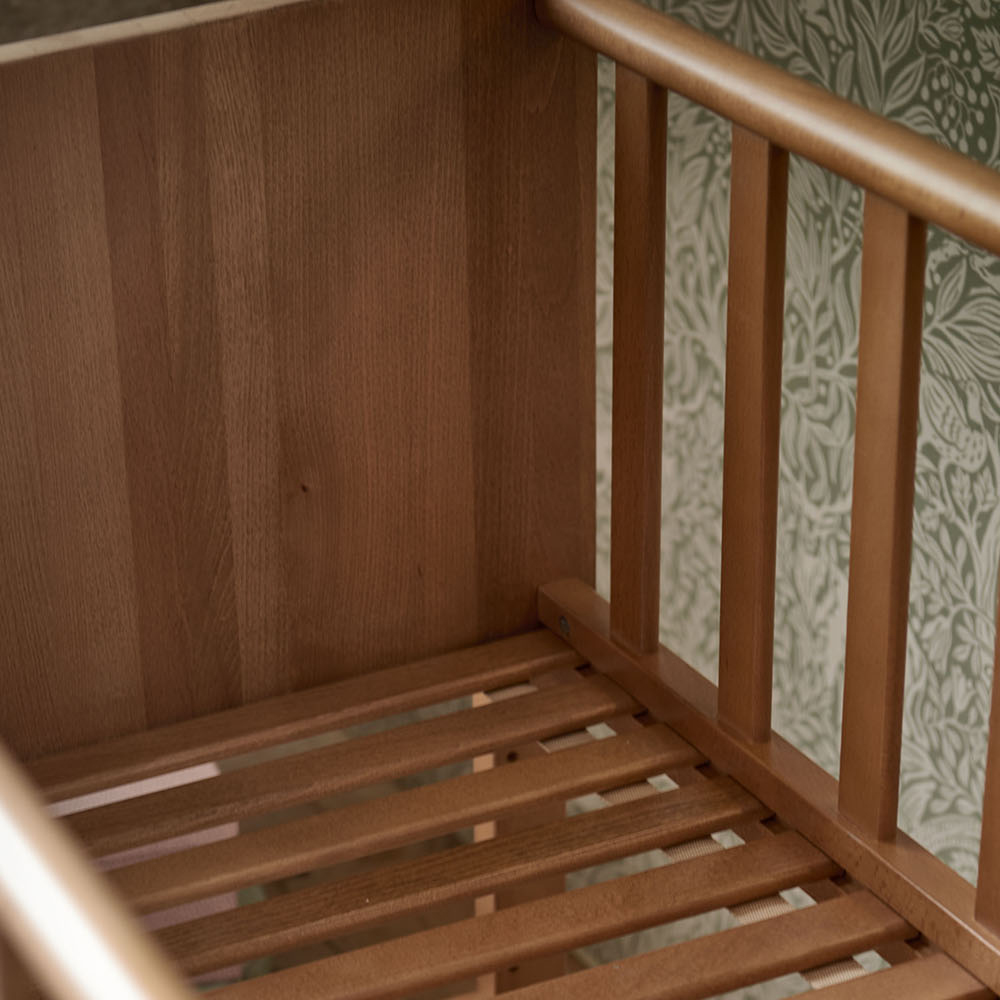 Lit Cododo Bois / Berceau 2 En 1 «Nuage» | Brun Noyer (Petite Amélie) - Image 9