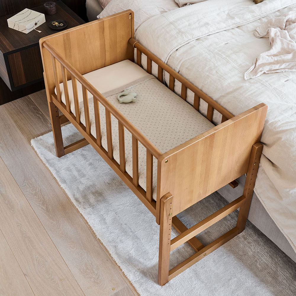 Lit Cododo Bois / Berceau 2 En 1 «Nuage» | Brun Noyer (Petite Amélie) - Image 3