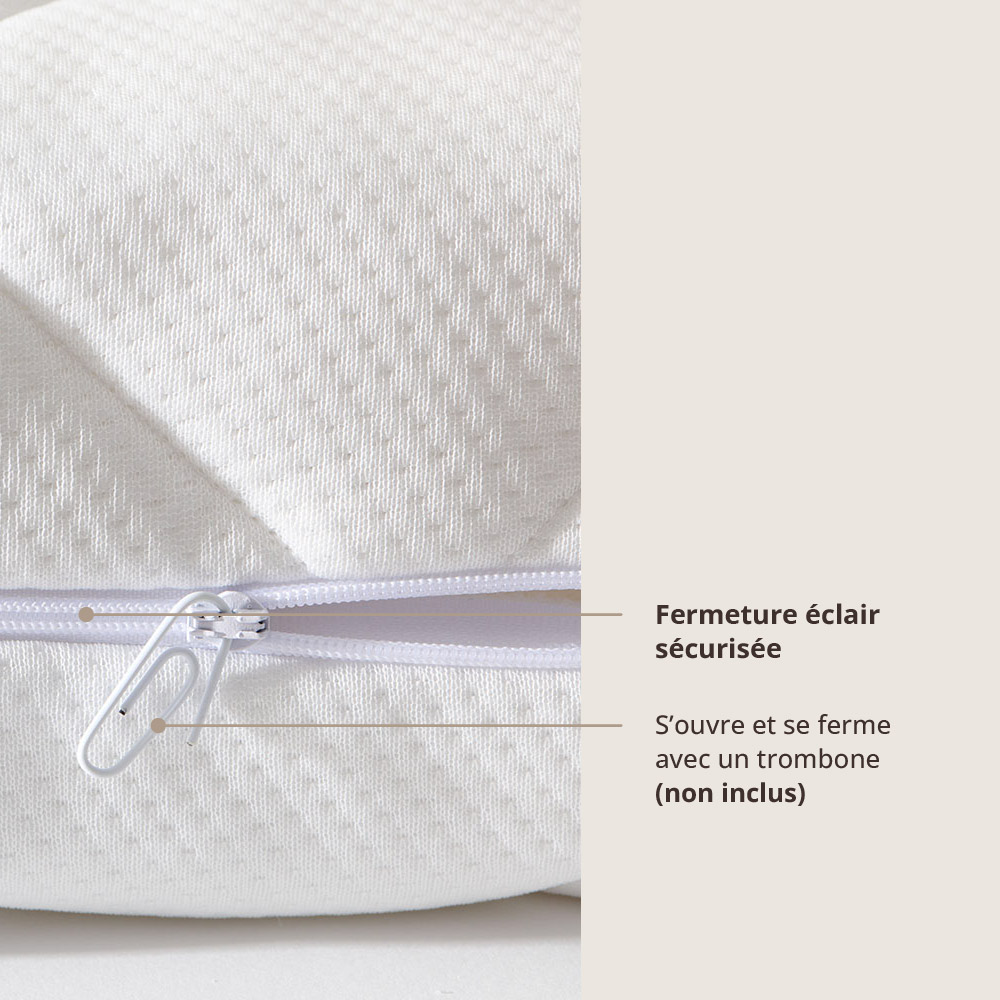 Petite Amélie | Matelas enfant Nova en mousse | Ovale | 70x140 cm | Matelas confortable et durable pour lit Cocoon avec housse lavable (Petite Amélie) - Image 5
