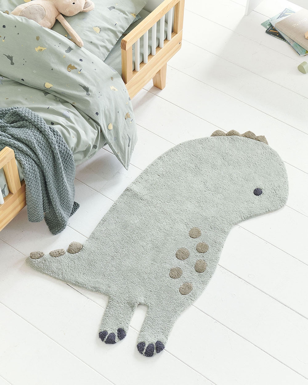 Housse de couette enfant 120x150 avec imprimé dinosaures