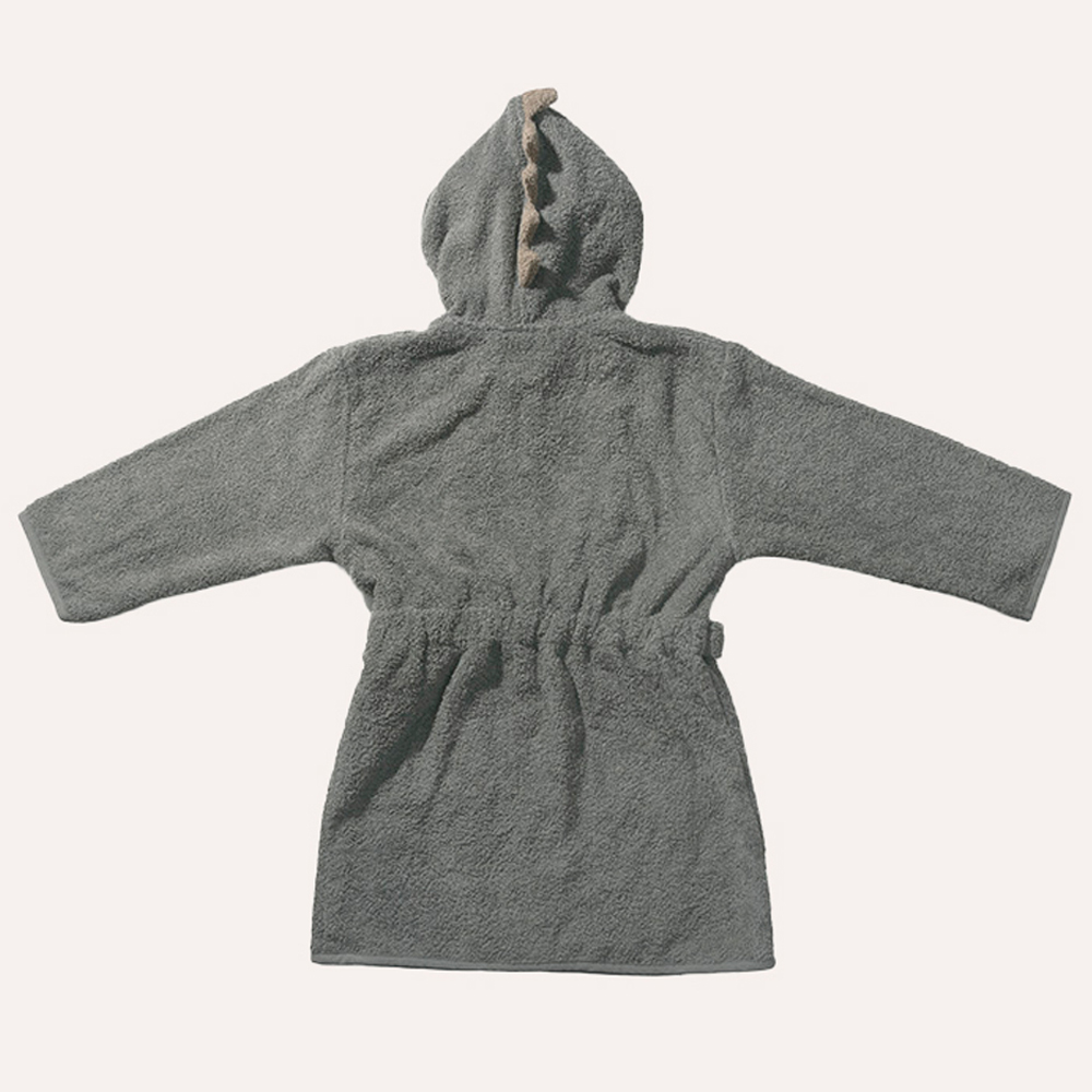 Peignoir enfant «DINO» vert ans ✔️ Petite Amélie