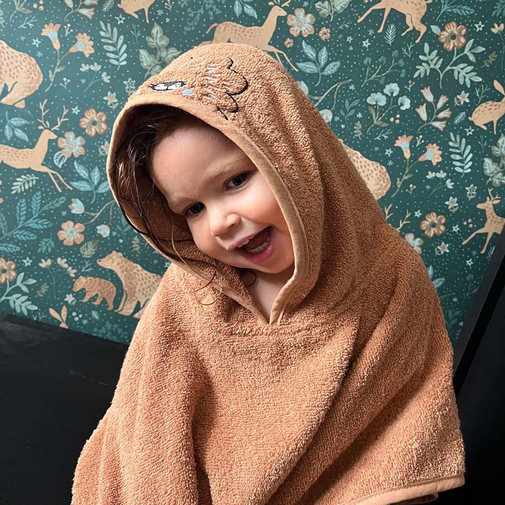 Poncho Polaire Absorba Bébé Fille - Taille 12 Mois, Rose Clair, Porté Une Fois Seulement