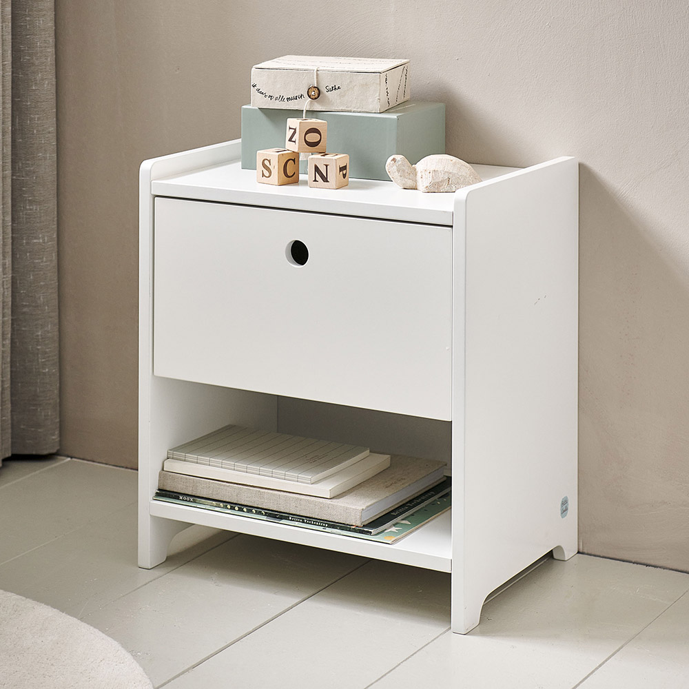 Lit enfant extensible «BRUME» en blanc ✔️ Petite Amélie