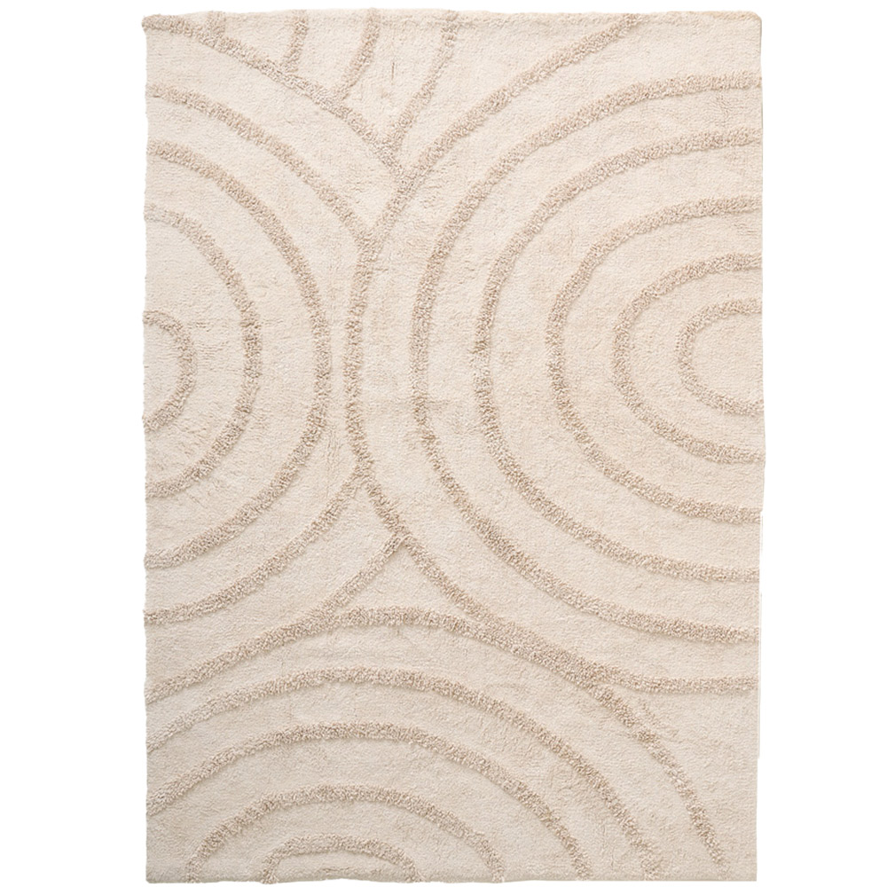 TAPIS SCANDINAVE 120 X 170 CM LAVABLE | BEIGE