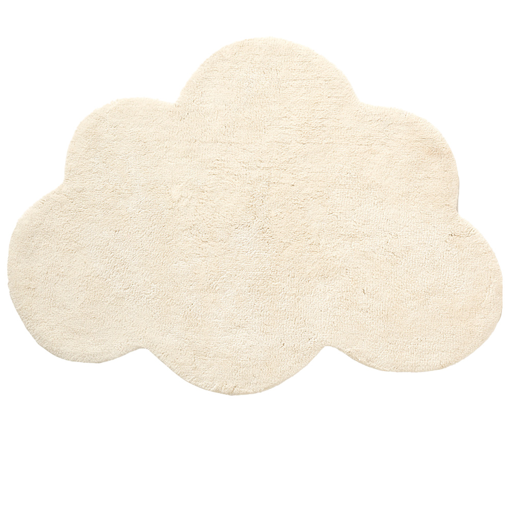 TAPIS NUAGE 80 x 110 CM LAVABLE | BLANC CASSÉ