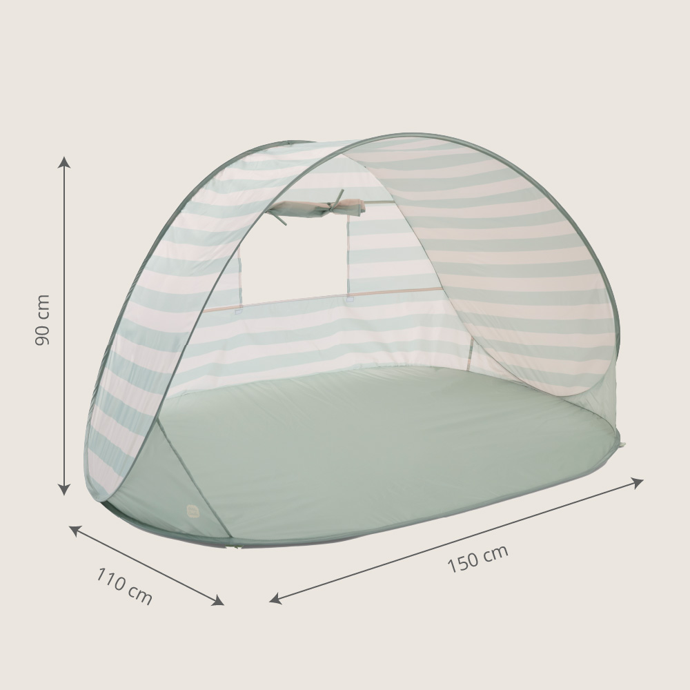 Tente pop up verte | lgre & UPF 40+  Petite Amlie