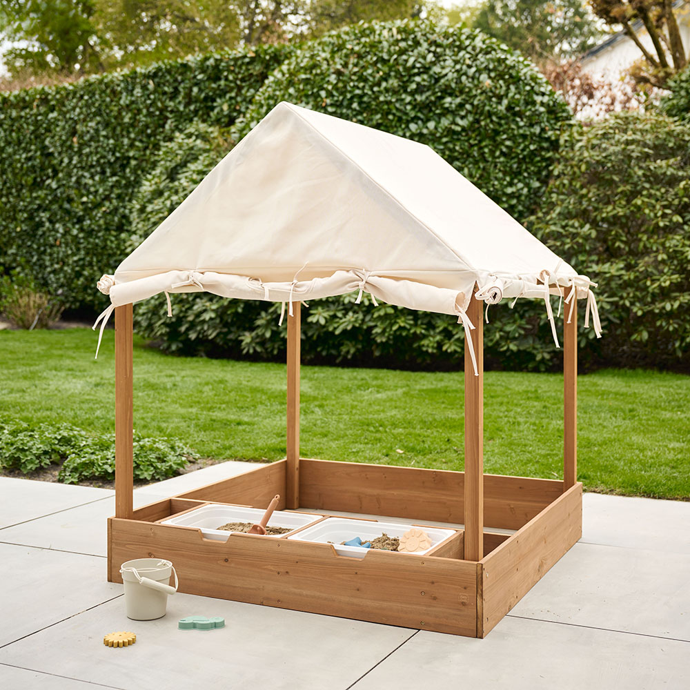 SweHouse Tente De Jeux Enfants – Cabane Intérieur/Extérieur Avec Porte Et Fenêtres Enroulables – Espace Privé Pour Lire Et Jouer – Dès 3 Ans