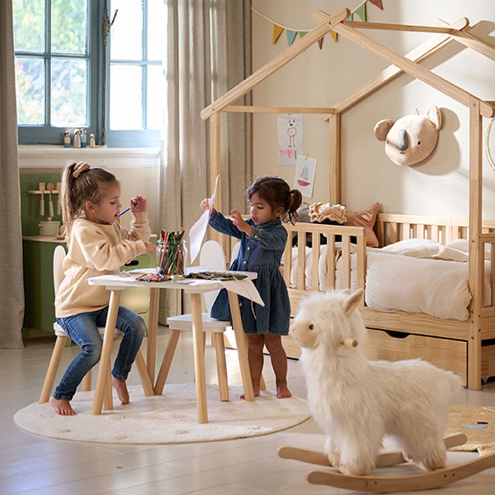Petite Amélie | Jouet à bascule | Alpaga | Jouet en bois pour enfant | Peluche à bascule pour stimuler la motricité | Couleur discrète (Petite Amélie) - Image 6