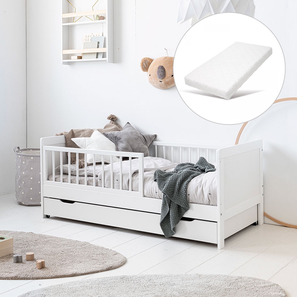 Peuterbed Vivien 140 x 70, 2-6 jaar inclusief 10cm comfort matras