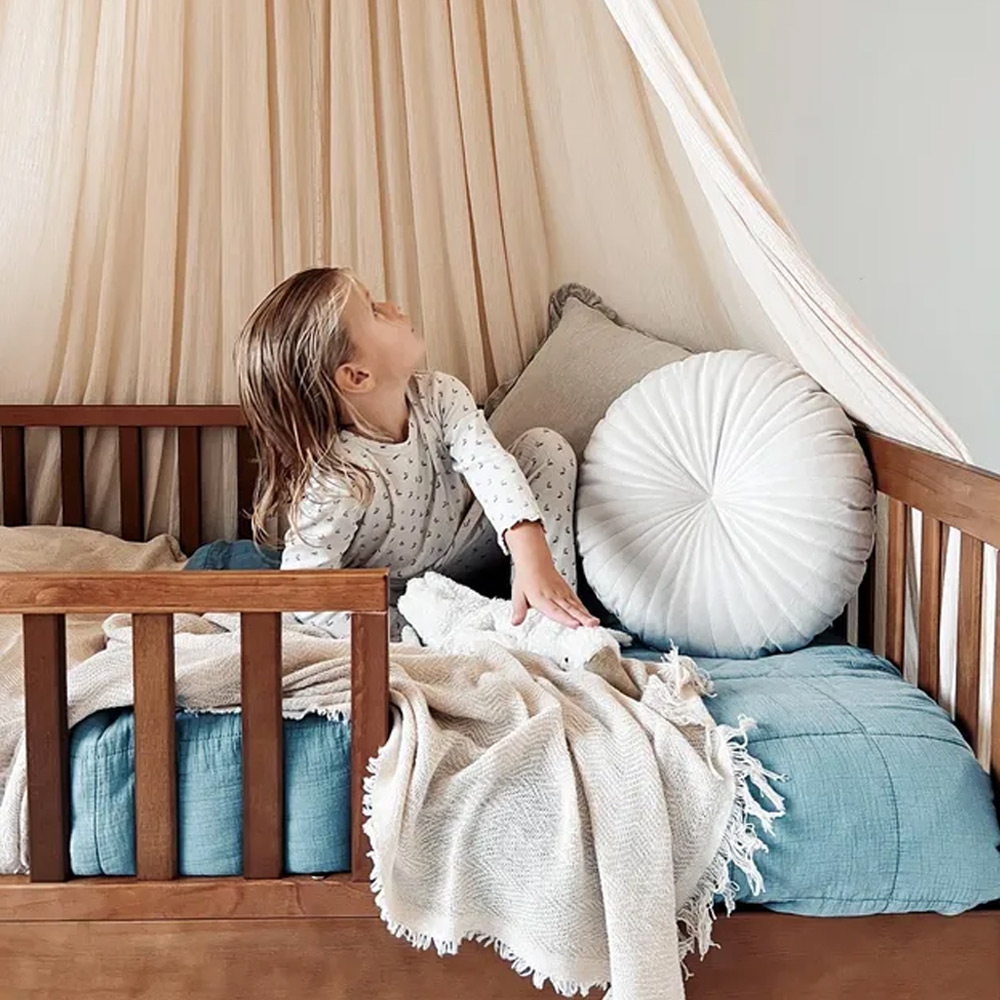 Petite Amélie | Lit enfant Plume | Lit pour tout-petit avec protection antichute | Brun Noyer | 70x140 cm (Petite Amélie) - Image 7