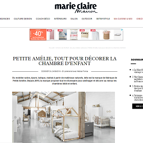 Petite Amélie dans Marie Claire Maison marie claire maison