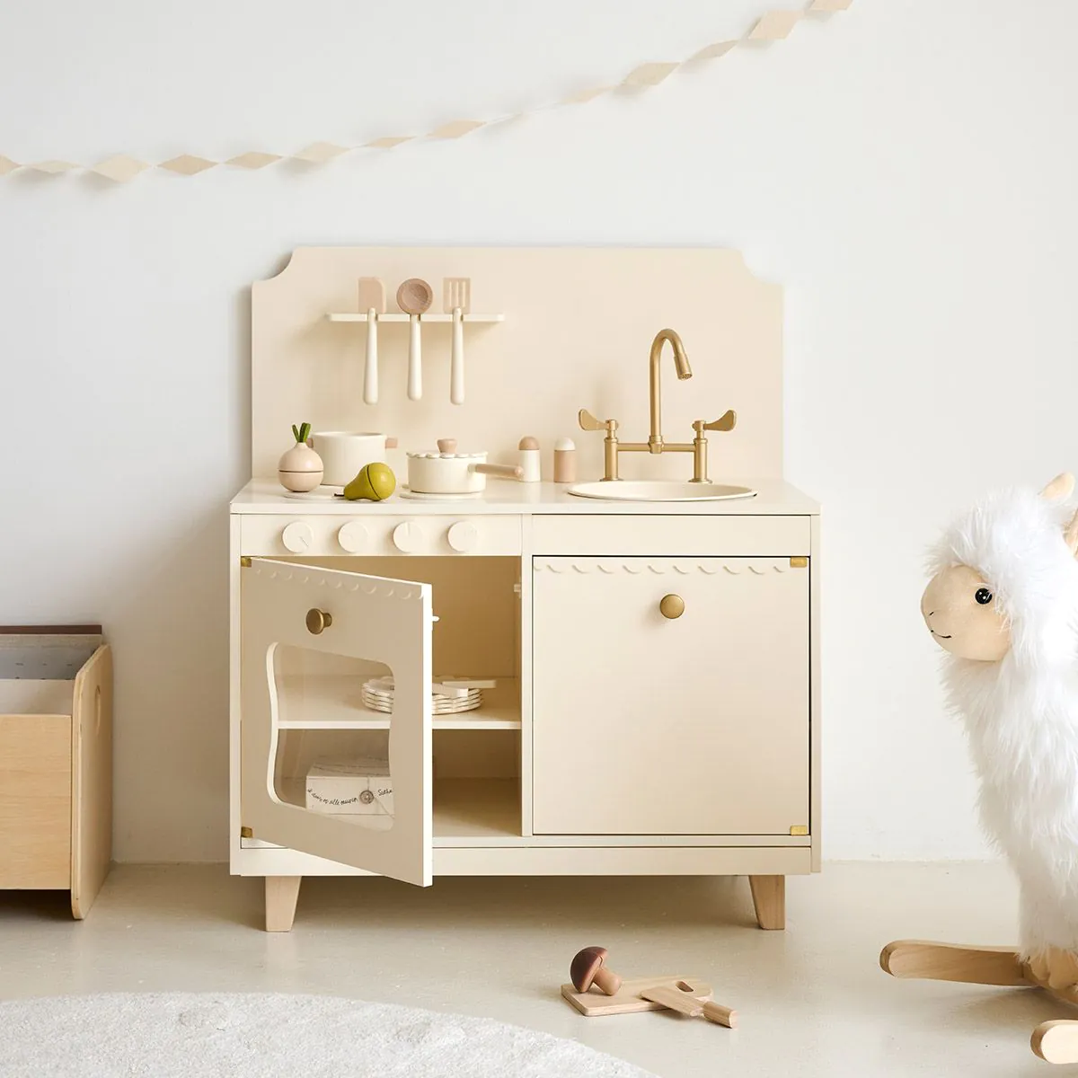 Cuisines en bois beige adaptées à l'intérieur | Petite Amélie