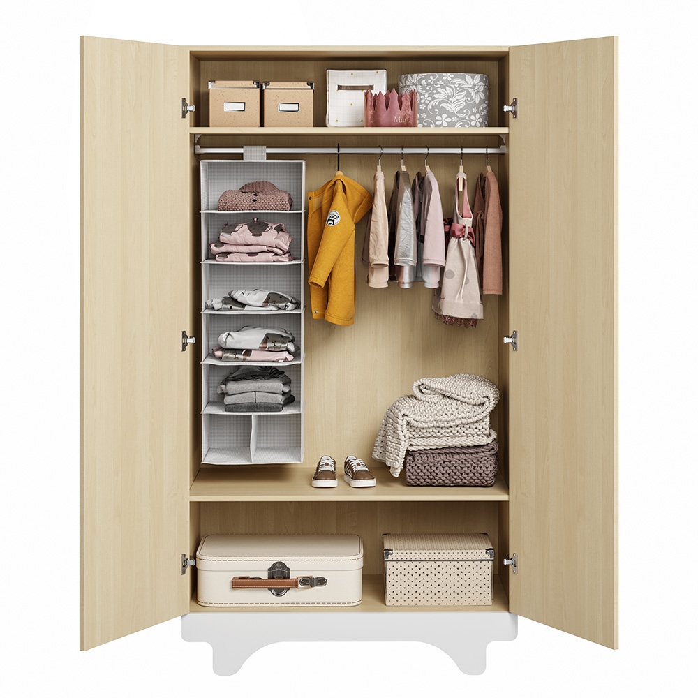 Rangement penderie enfant : panières et organisateur pour armoire enfant Petite Amélie