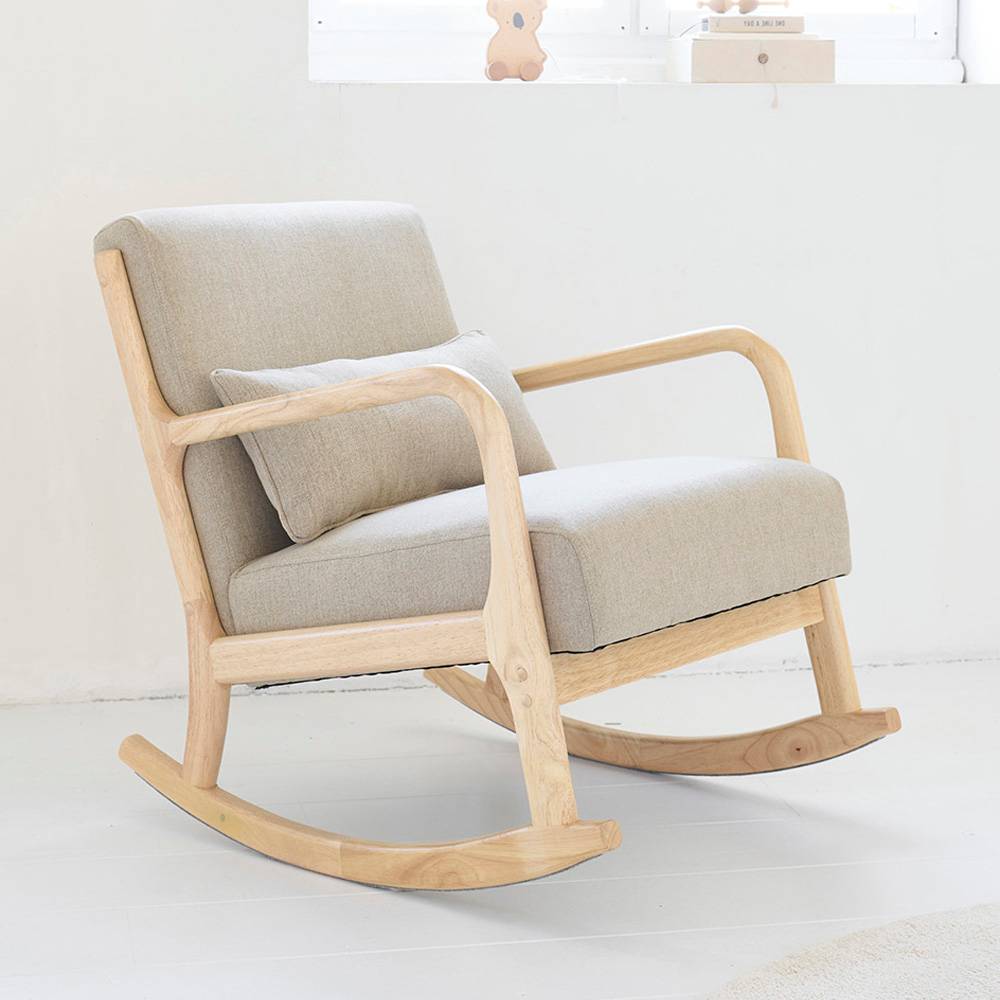 Fauteuil rocking chair pour chambre bébé Noisette à mettre dans sa liste de naissance