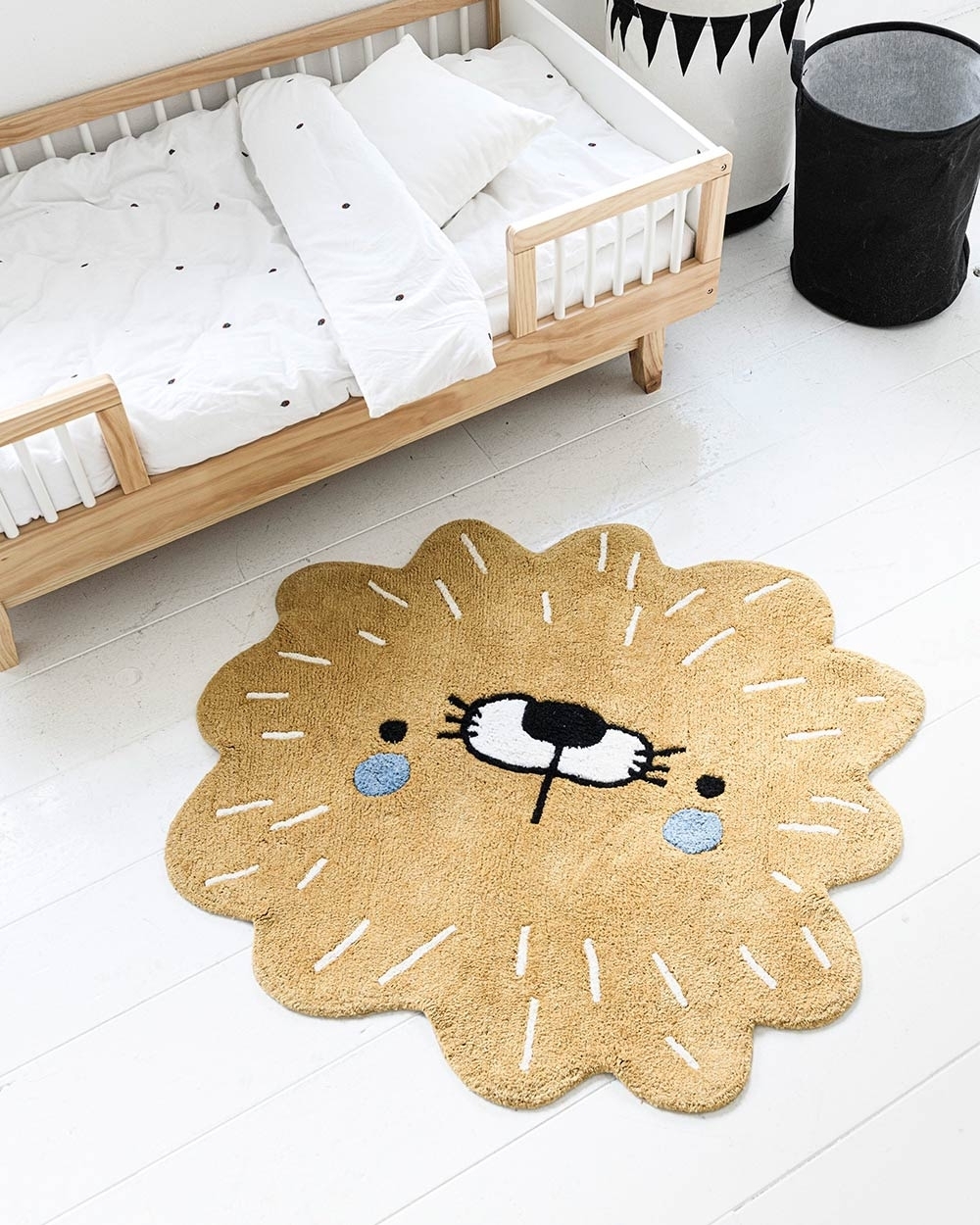 Tapis enfant animal lion original déco enfant Petite Amélie