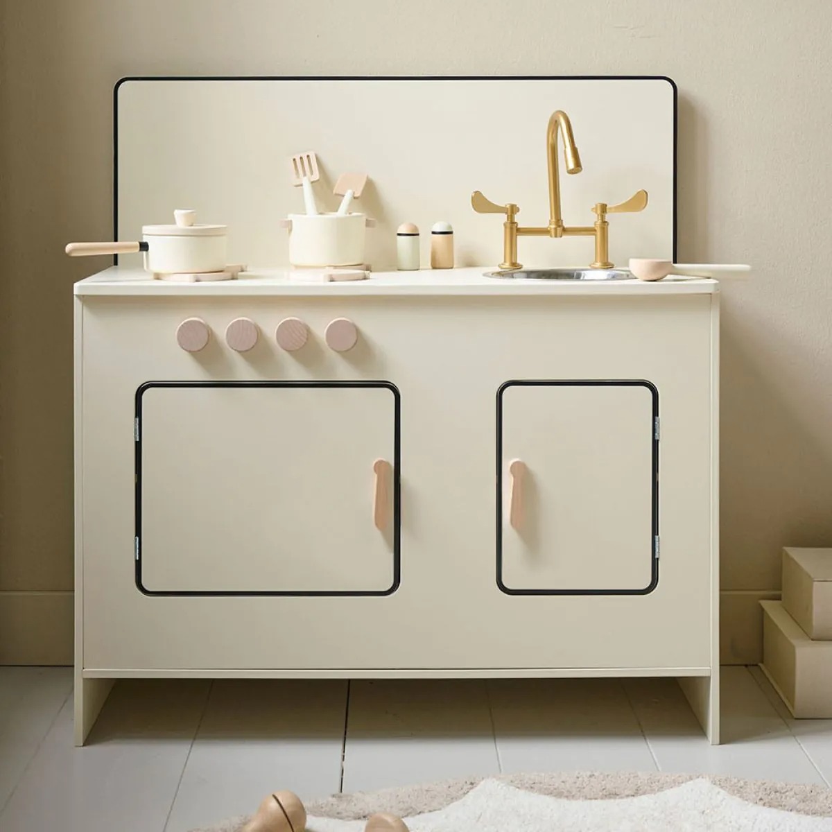 Cuisines en bois beige adaptées à l'intérieur | Petite Amélie