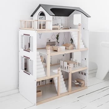 Maison de poupée bois par Petite Amélie